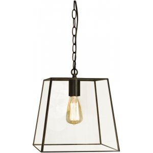 Taklampa Diplomat - Svart/klar - Pendellampor