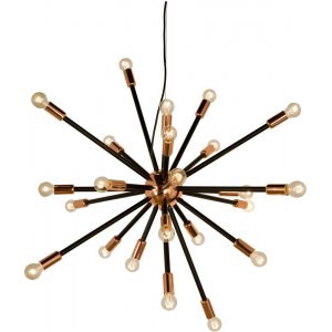 Taklampa Ray - Koppar/svart - Pendellampor