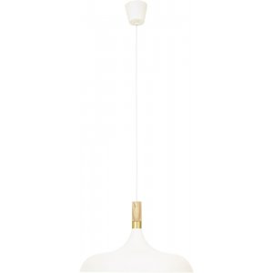 Taklampa Sense - Vit/trä/mässing - Pendellampor