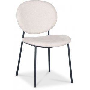 4 st Tofta stol - Beige tyg/svart - Klädda & stoppade stolar
