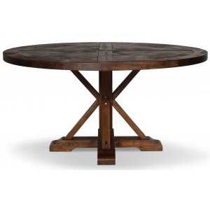 Tuva runt matbord Ø150 cm - Brun vintage - Ovala & Runda bord