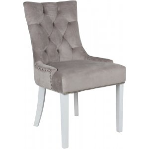 2 st Tuva stol Cleopatra - Beige Sammet -Matstolar & Köksstolar - Klädda & stoppade stolar