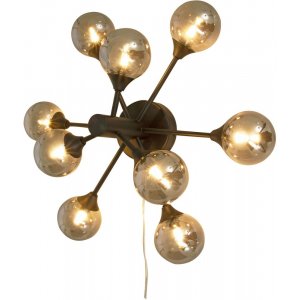 Väggplafond Cosmos - Svart/rökgrå - Väggplafonder & väggarmaturer