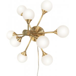 Väggplafond Cosmos - Vit/guld - Väggplafonder & väggarmaturer