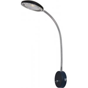 Vägglampa Hero - Svart/krom - Sänglampor & läslampor