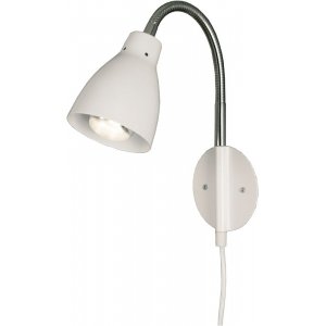 Vägglampa Sarek - Vit - Sänglampor & läslampor