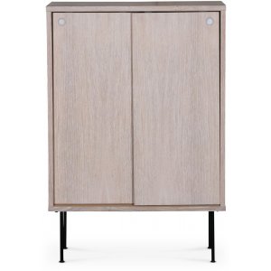 Volume skåp med skjutdörrar - whitewash - Svart - Skåp -Skåp - Hyllor & Förvaring