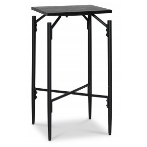 Wayne sidobord kryss 40 x 40 cm - Svartbetsad ek -Sidobord & lampbord - Bord