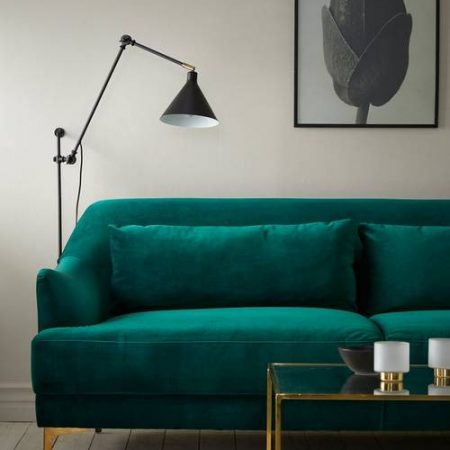 Bild på Soffa Cinlay 3-sits i sammet - Ellos