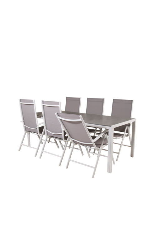 hom_1604379-01_Fs Bild på Matgrupp Bliss inkl 6st 5 pos Bliss matstolar - Venture Home