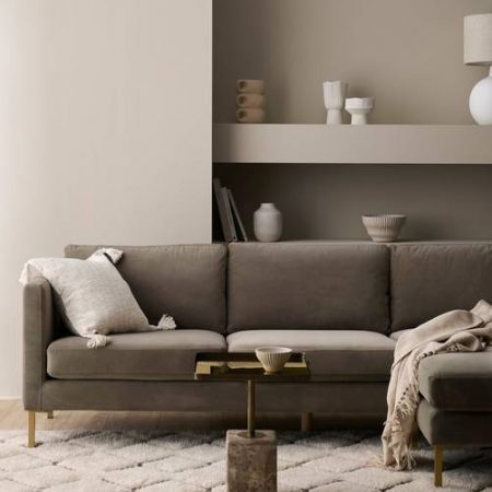 Bild på Soffa Setar 3-sits i sammet - Ellos