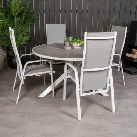 Bild på Matbord Pascal och 4st Cassie mat stol - Venture Home