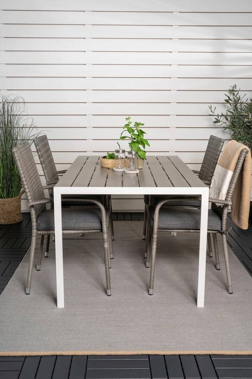 hom_1601291-01_Fs Bild på Matgrupp Bliss inkl 4st Astrid matstol - Venture Home