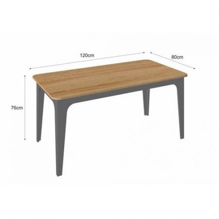 Bild på Matbord Bond 120 mörkgrå - Wood Furniture