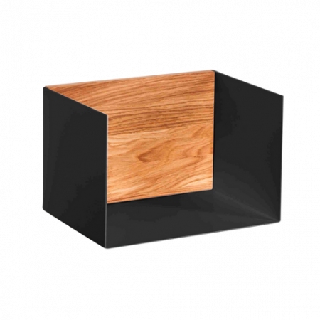 Bild på Vägghylla 30 Berg svart - Wood Furniture