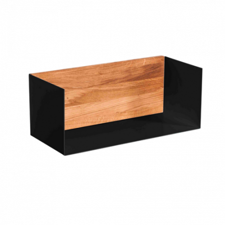 Bild på Vägghylla 50 Berg svart - Wood Furniture