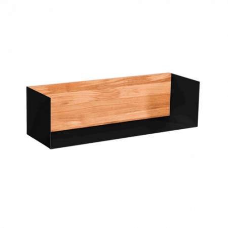Bild på Vägghylla 70 Berg svart - Wood Furniture