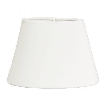 Bild på OVAL Lampskärm 25 cm Sammet Vit från PR Home