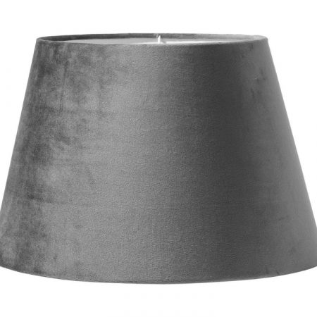 Bild på OVAL Lampskärm Sammet Grå från PR Home