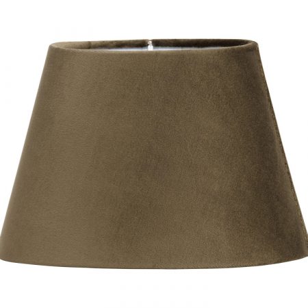 Bild på OVAL Lampskärm Sammet Brun från PR Home