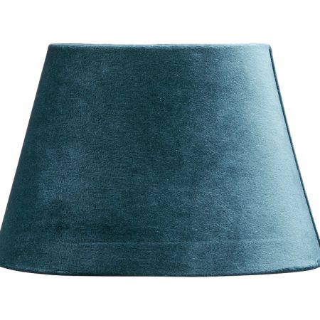 Bild på OVAL Lampskärm Sammet Turkos från PR Home
