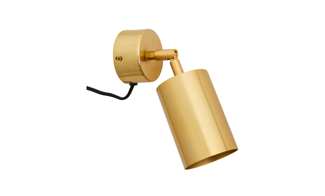 1634 Bild på MAIA Vägglampa Guld från Nordal