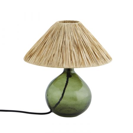 Bild på BORDSLAMPA Glas Grön/Natur från Madam Stoltz