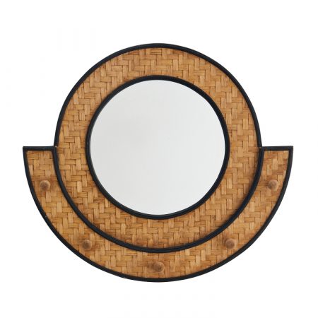 Bild på SPEGEL Med Krokar Natur från Madam Stoltz