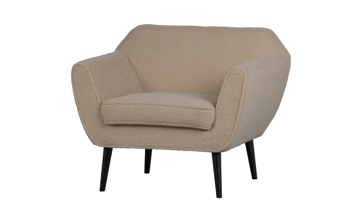 340454-TS Bild på ROCCO Fåtölj Teddy Sand från WOOOD