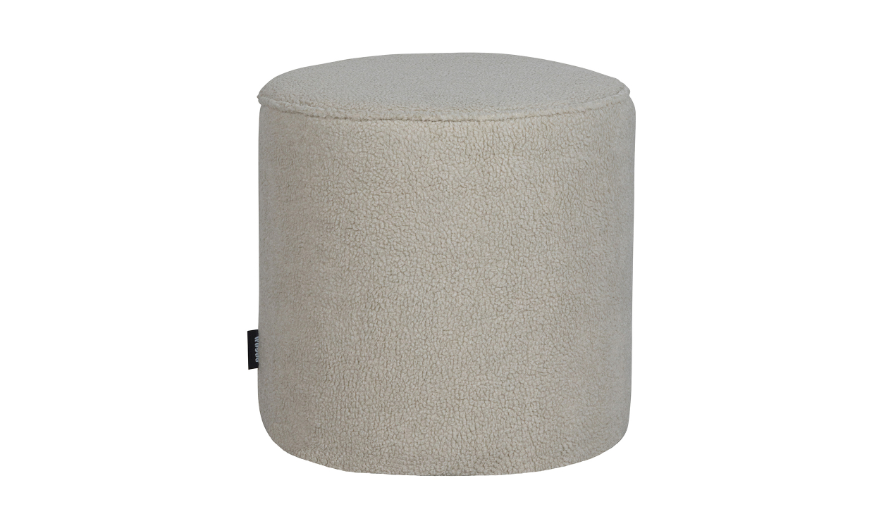 350409-T Bild på SARA Puff Teddy 46cm Offwhite från WOOOD