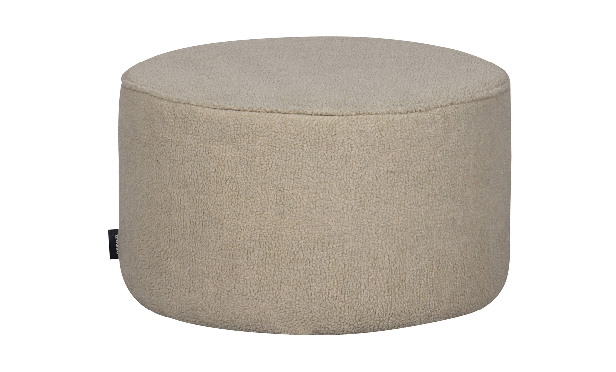 350410-T Bild på SARA Puff Teddy 60cm Offwhite från WOOOD