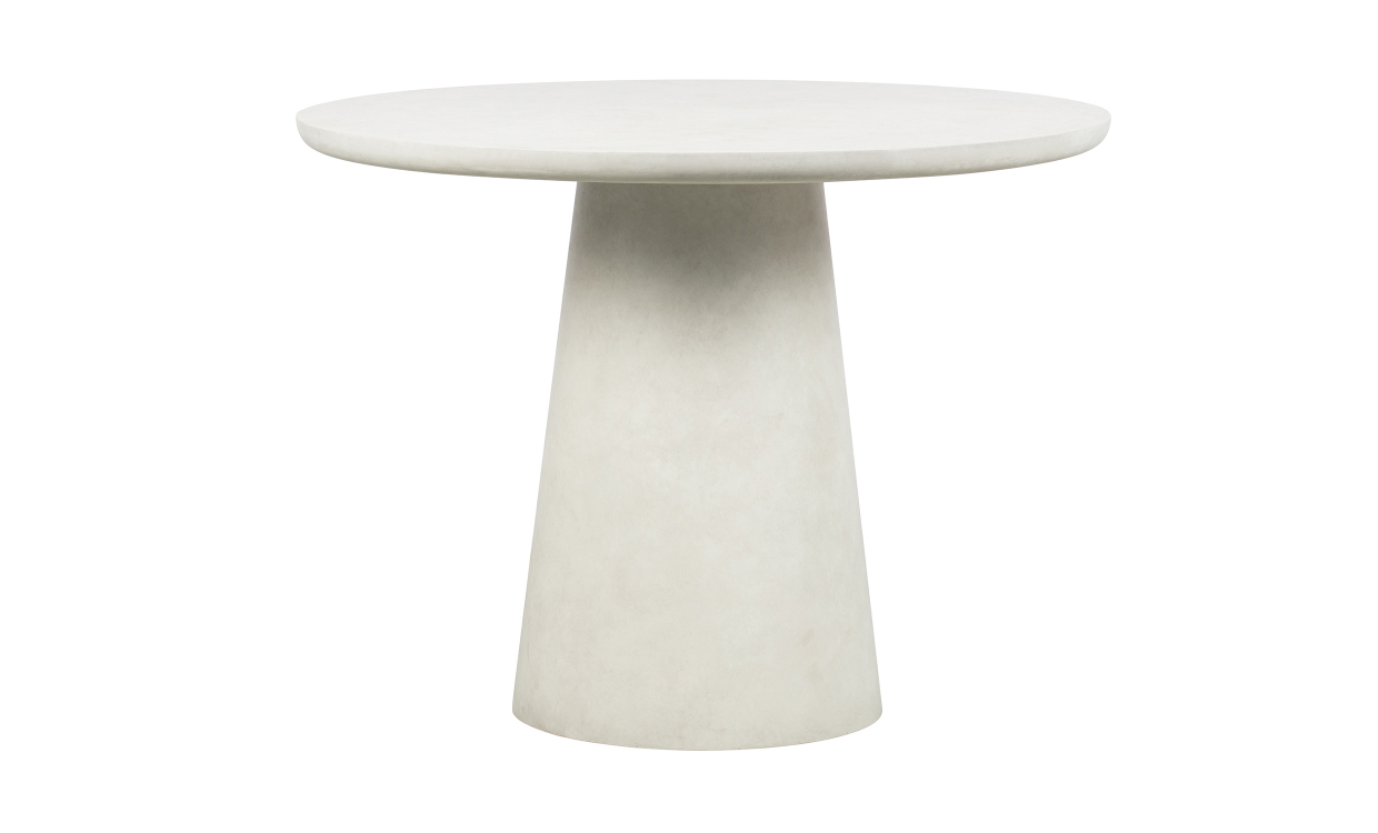 373343-W Bild på DAMON Matbord Vit D100 från WOOOD