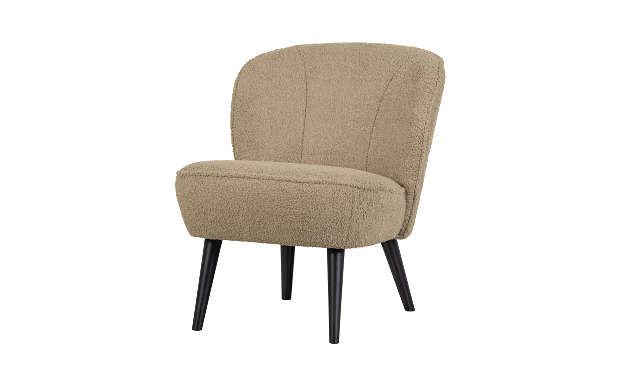 375690-TS Bild på SARA Fåtölj Teddy Sand från WOOOD