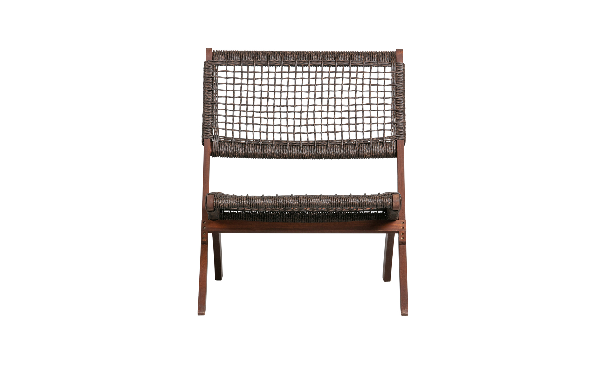 377162-B Bild på LOIS Loungestol Brun från WOOOD