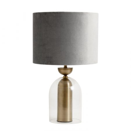 Bild på GALAXY Lampskärm Velvet Ljusgrå från Nordal