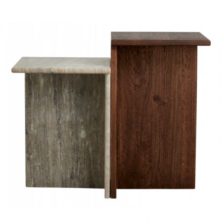 Bild på GLINA Bord Mangoträ Marmor från Nordal