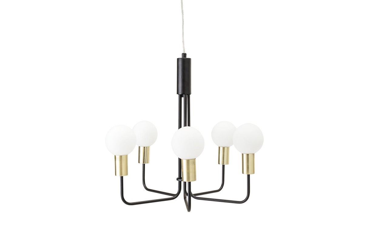 82040780 Bild på DELFINA Taklampa Metall Guld från Bloomingville