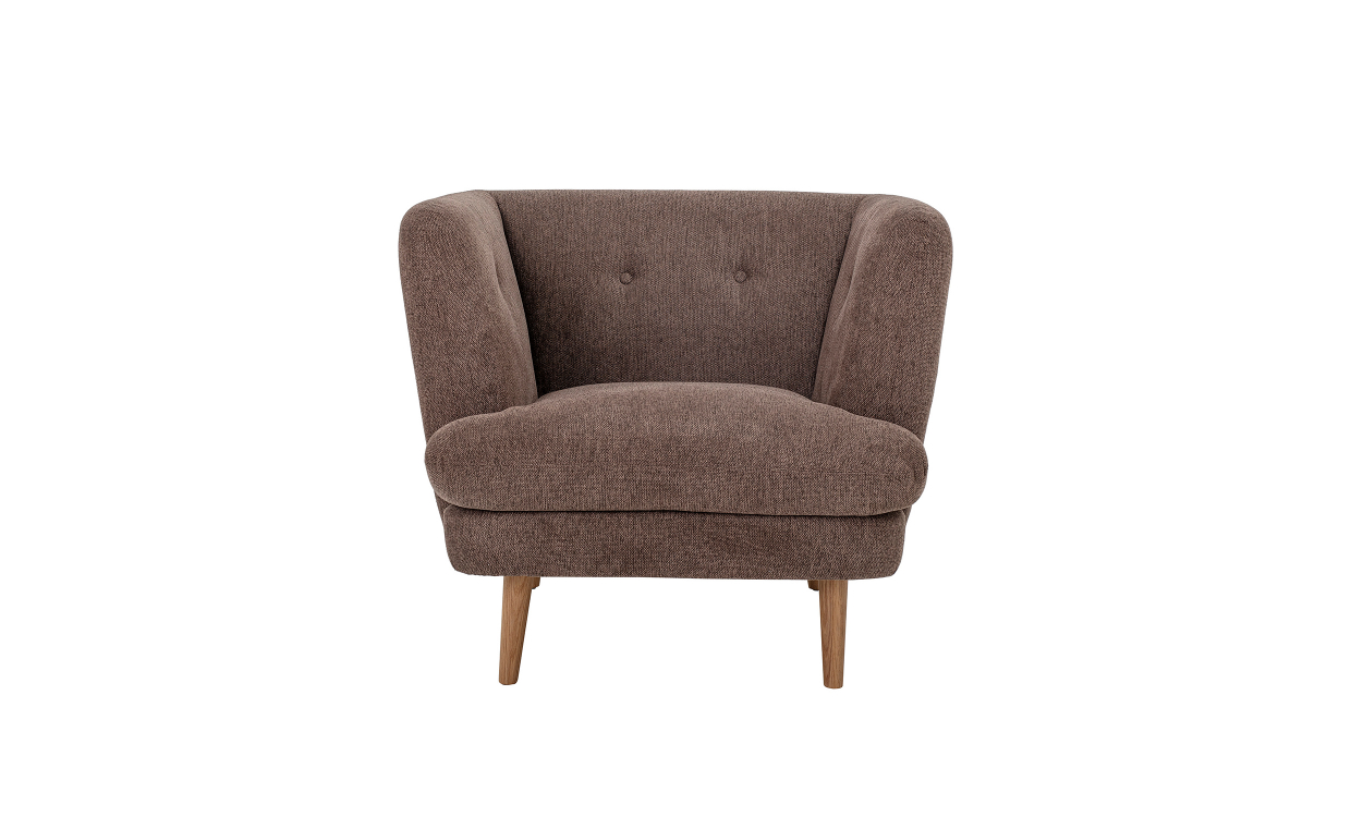 82051468 Bild på ELLIOT Loungestol Brun från Bloomingville