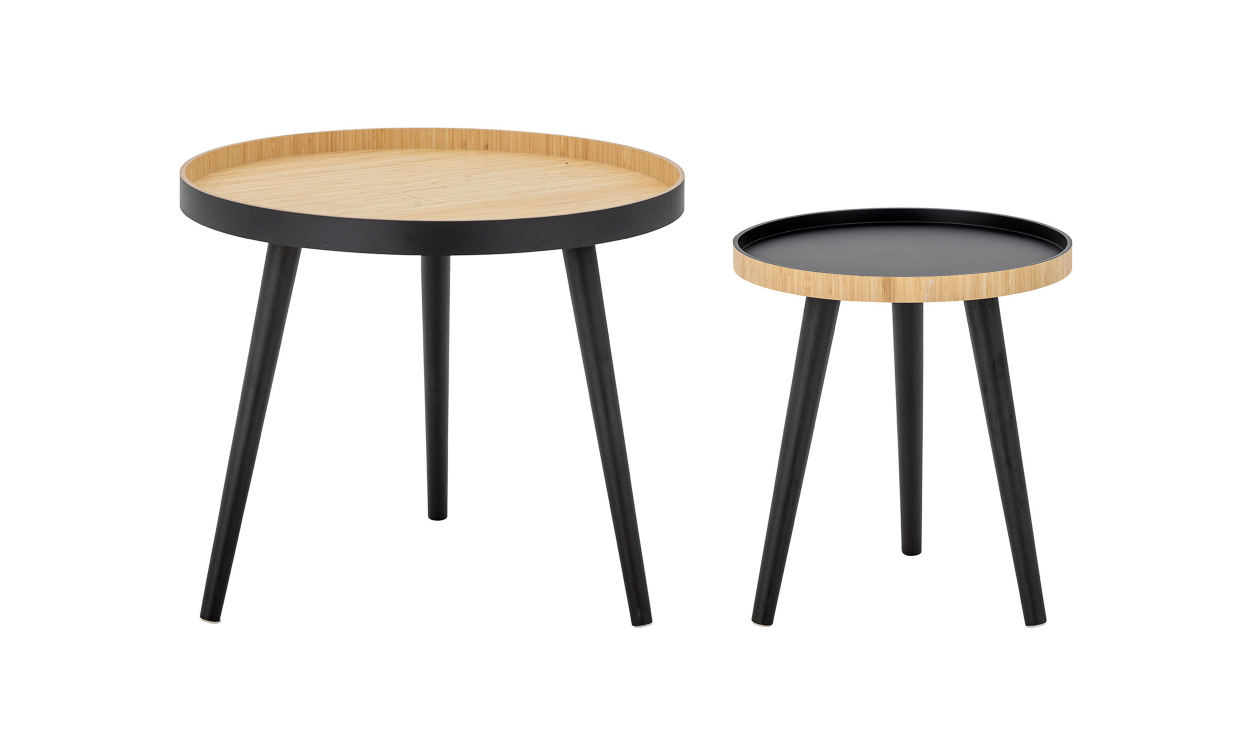 82052153 Bild på CAPPUCCINO Soffbord Bambu Svart från Bloomingville