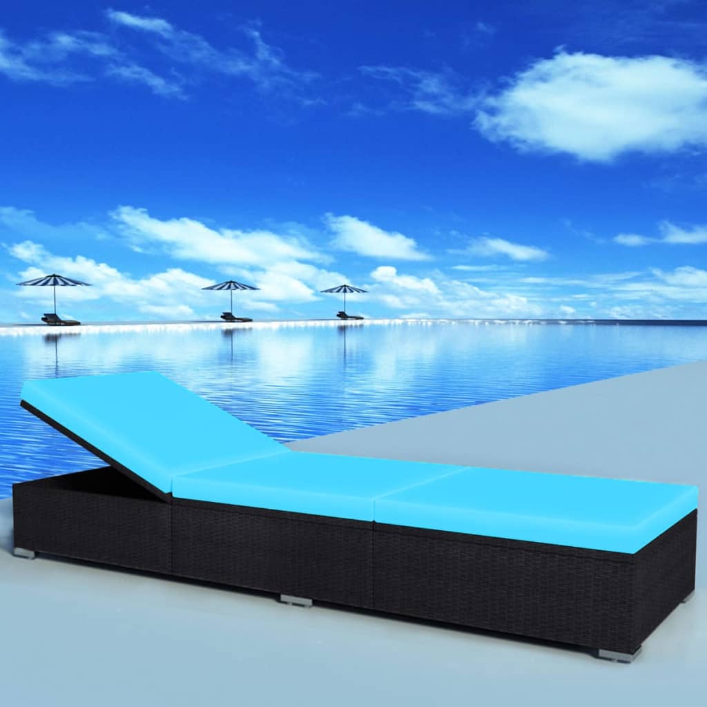 8718475613978_m_en_hd_1 Bild på vidaXL Solsäng med dyna konstrotting svart