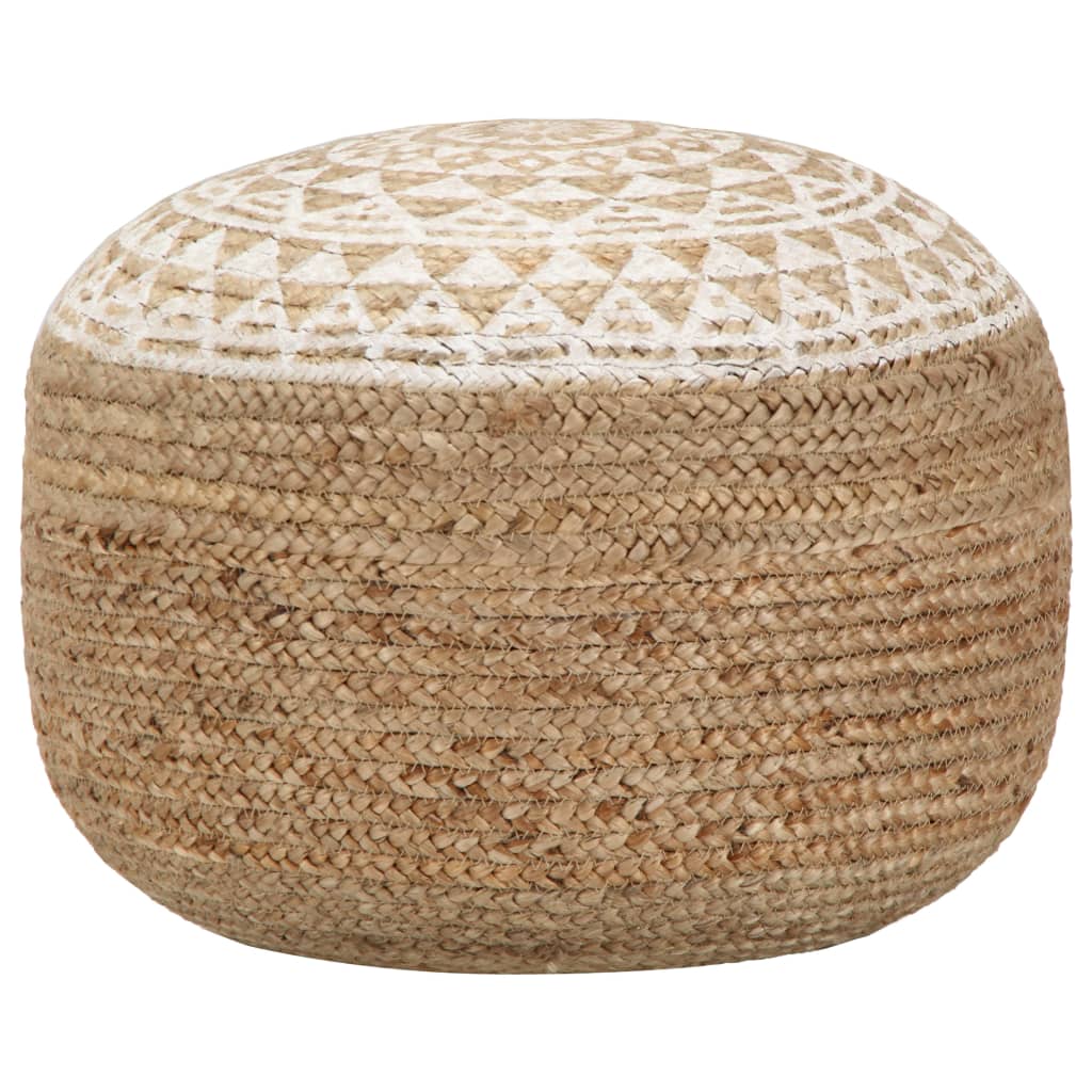 8718475735298_a_en_hd_1 Bild på vidaXL Handgjord sittpuff vit 45x30 cm jute