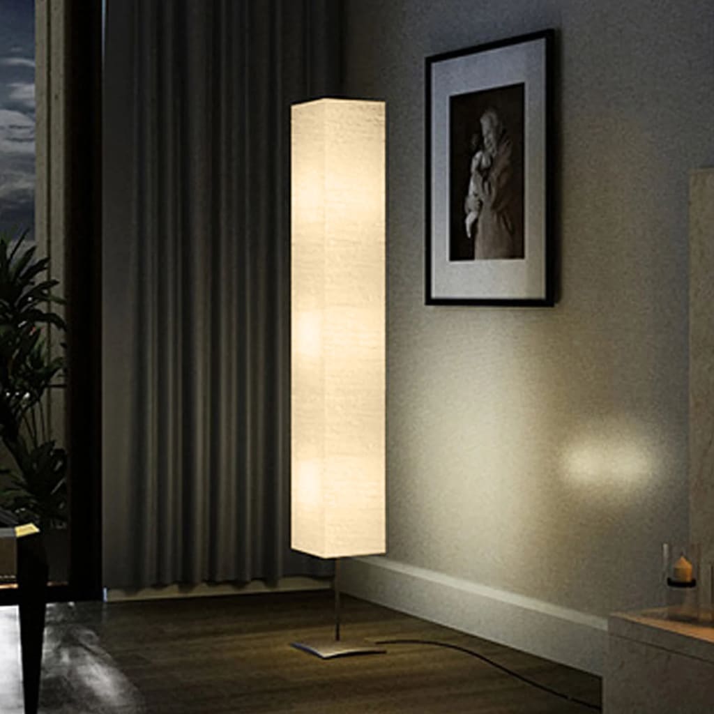 8718475806486_m_en_hd_1 Bild på vidaXL Golvlampa med stålstativ 170 cm beige
