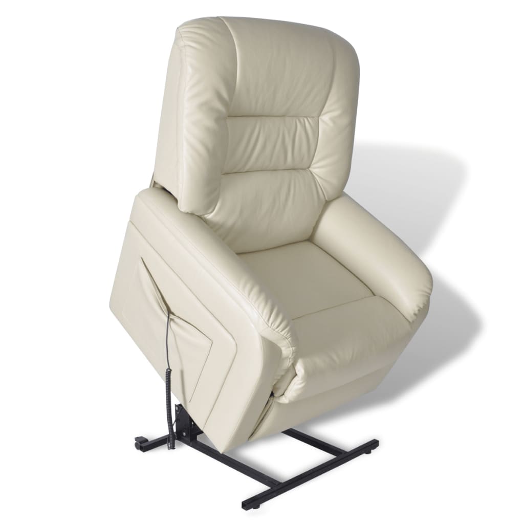 8718475863748_a_en_hd_1 Bild på vidaXL Reclinerfåtölj beige konstläder