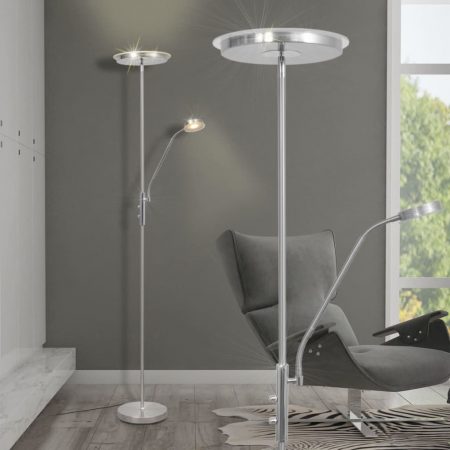 Bild på vidaXL Dimbar LED Golvlampa 23 W Silver