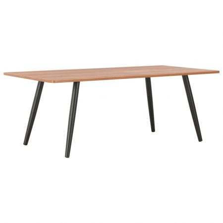 Bild på vidaXL Soffbord svart och brun 120x60x46 cm