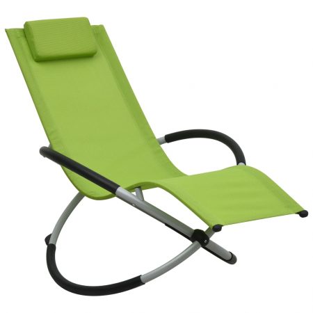 Bild på vidaXL Solstol för barn stål grön