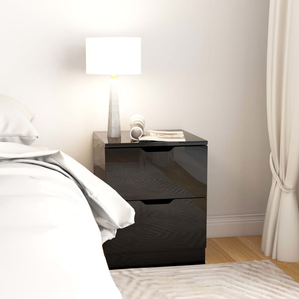 8720286343357_m_en_hd_1 Bild på vidaXL Sängbord svart högglans 40x40x50 cm spånskiva