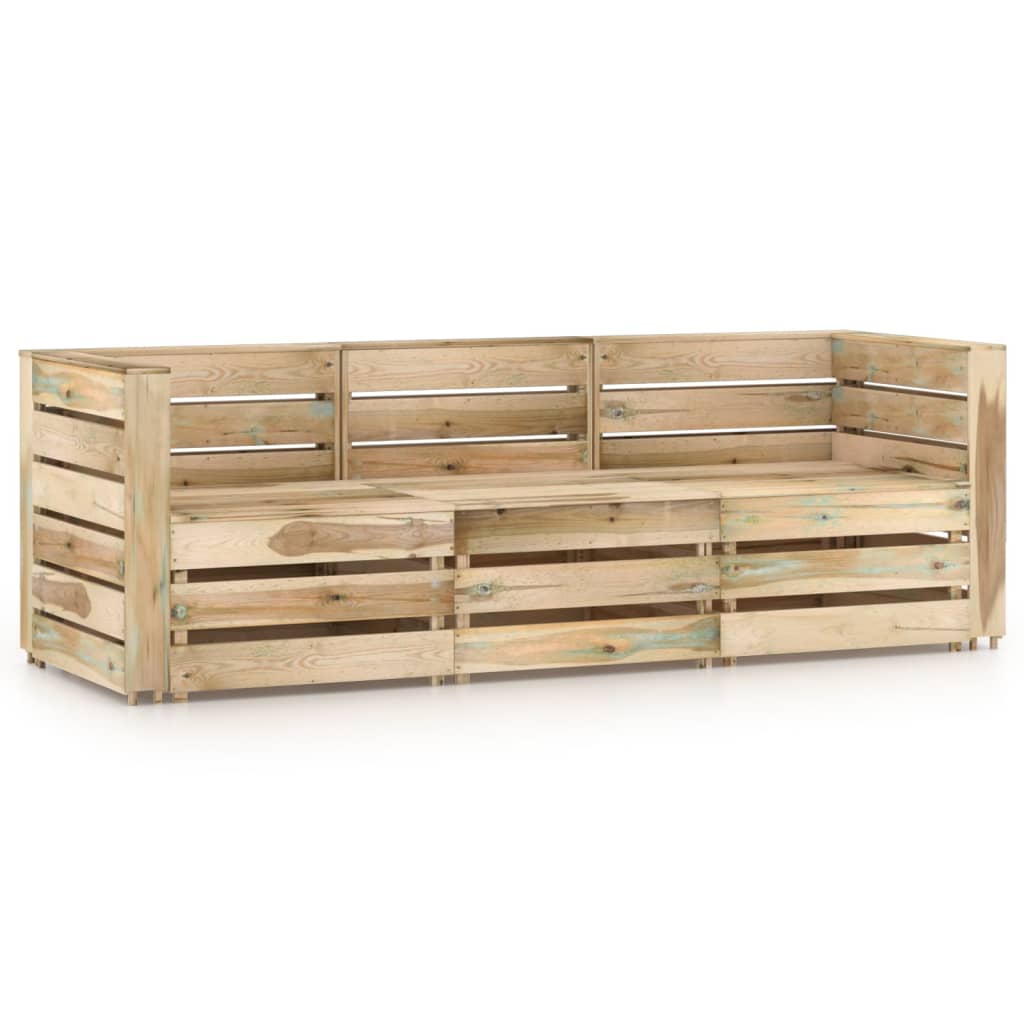 8720286345665_a_en_hd_1 Bild på vidaXL Pallsoffa 3-sits tryckimpregnerad furu