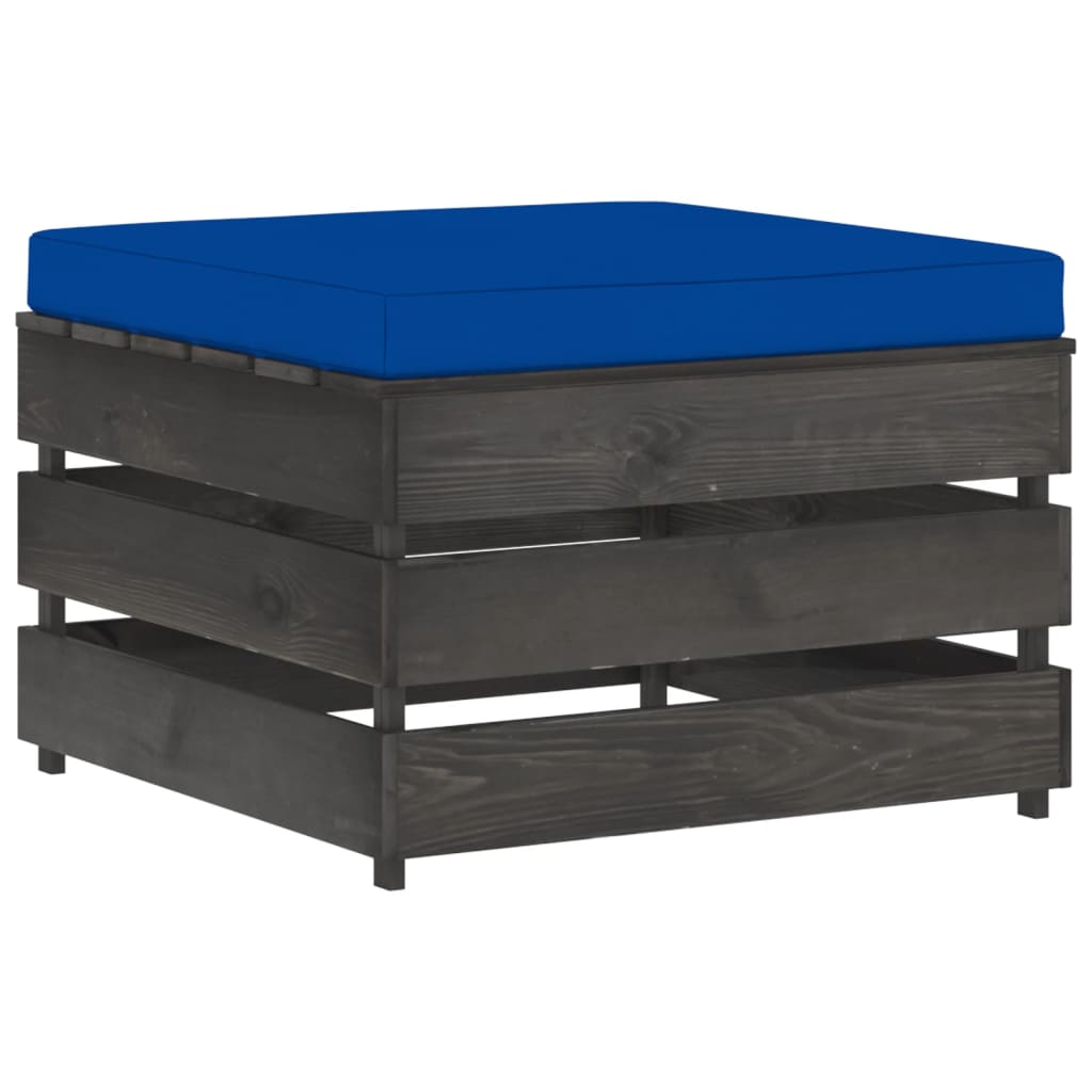 8720286346570_a_en_hd_1 Bild på vidaXL Ottoman till modulsoffa med dyna impregnerat trä