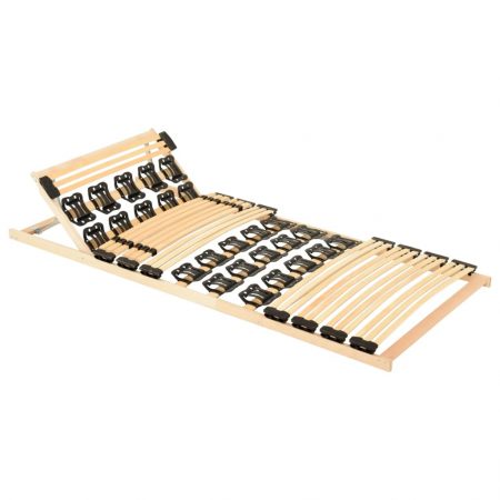 Bild på vidaXL Ribbotten med 38 ribbor justerbart huvudområde 100x200 cm